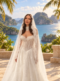 Rochie de mireasa J-1122 cu talie in V